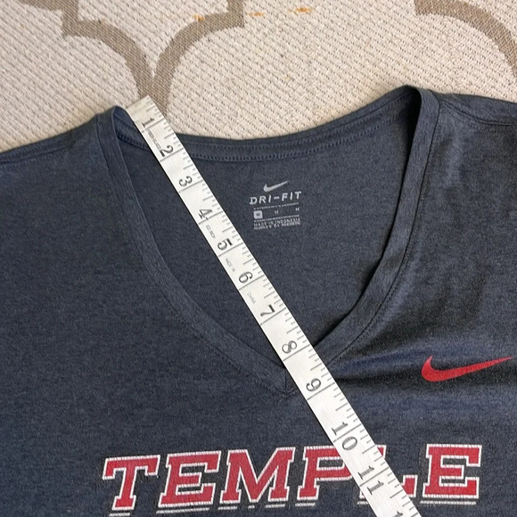 Nike Dri-fit Temple v-neckline short sleeve shirt - Picture 7 of 8